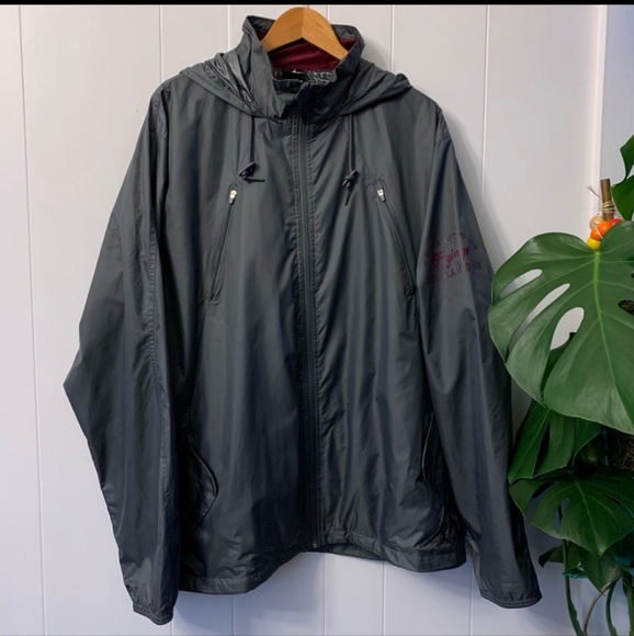 Jordan Jacket Grey Lined Death Defying Flying 360 Slam Dunk Basketball - Picture 1 of 15